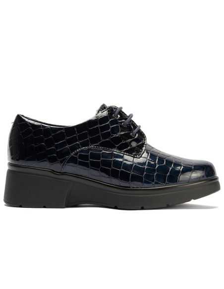 Pitillos - 10751 - MARINO - Blucher en Coco con cordones de mujer color marino - 1