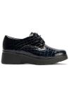 Pitillos - 10751 - MARINO - Blucher en Coco con cordones de mujer color marino - 1