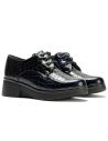 Pitillos - 10751 - MARINO - Blucher en Coco con cordones de mujer color marino - 2