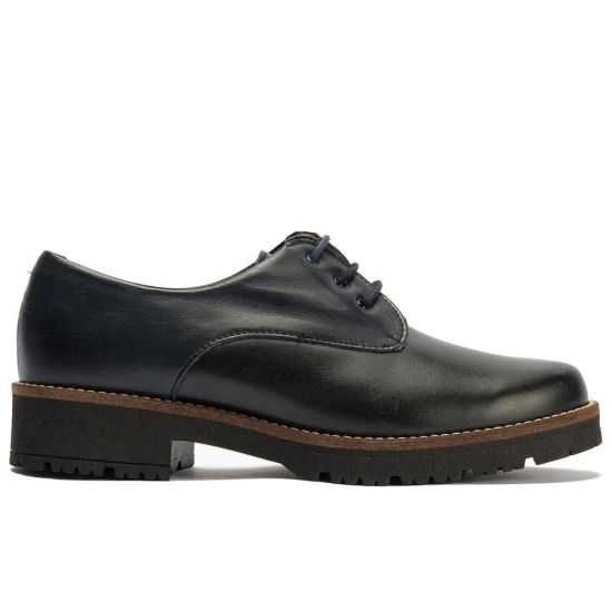 Pitillos - 10781 - MARINO - Blucher en Napa con cordones de mujer color marino - 1