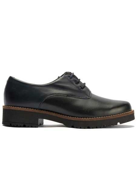 Pitillos - 10781 - MARINO - Blucher en Napa con cordones de mujer color marino - 1