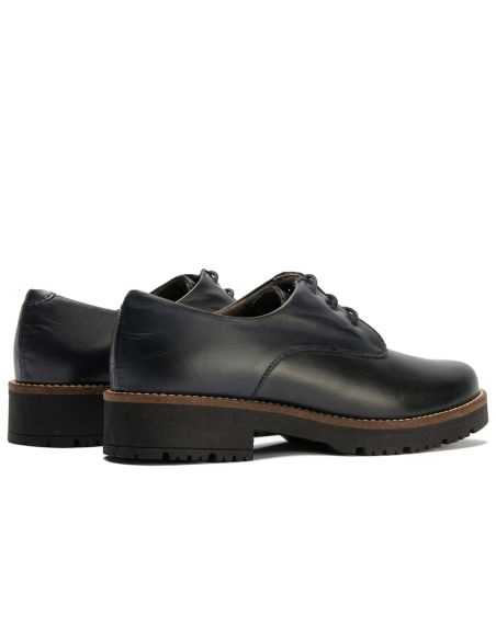Pitillos - 10781 - MARINO - Blucher en Napa con cordones de mujer color marino - 3