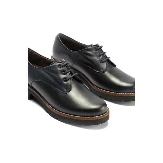 Pitillos - 10781 - MARINO - Blucher en Napa con cordones de mujer color marino - 4