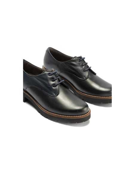 Pitillos - 10781 - MARINO - Blucher en Napa con cordones de mujer color marino - 4