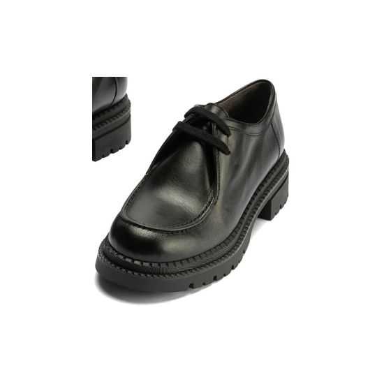 Pitillos - 10797 - NEGRO - Wallaby en Napa con cordones de mujer color negro - 5