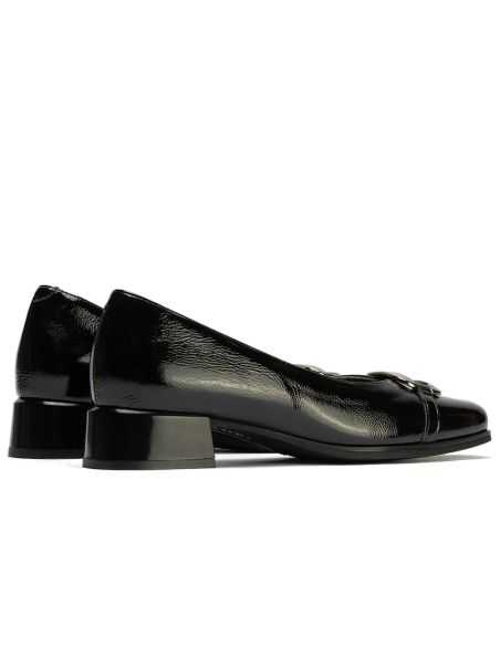 Pitillos - 10812 - NEGRO - Salón de Pico en Charol con Adorno de mujer color negro - 3