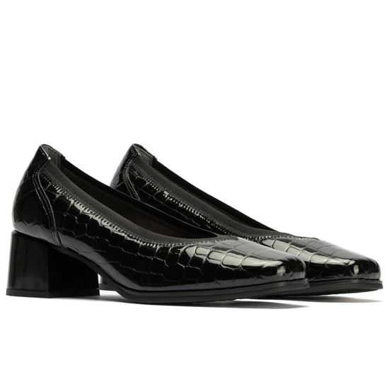 Pitillos - 10820 - NEGRO - Salón de Pico con Elásticos de mujer color negro - 2