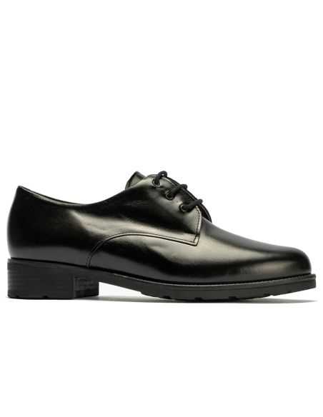 Pitillos - 10881 - NEGRO - Blucher en napa con cordones de mujer color negro - 1