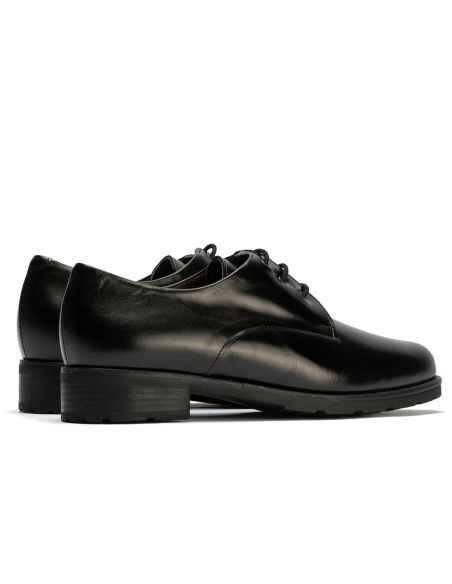 Pitillos - 10881 - NEGRO - Blucher en napa con cordones de mujer color negro - 3