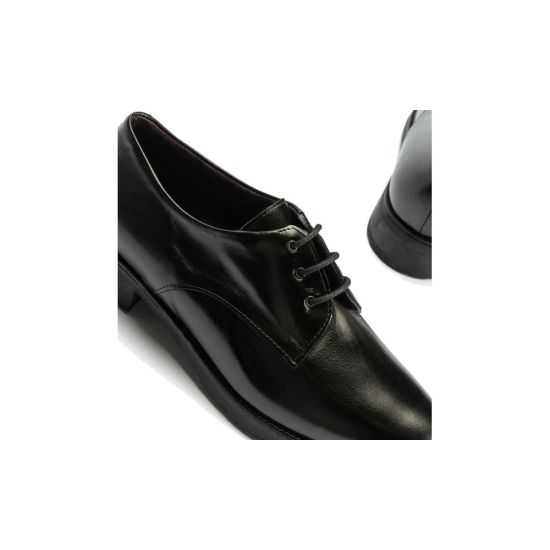 Pitillos - 10881 - NEGRO - Blucher en napa con cordones de mujer color negro - 5