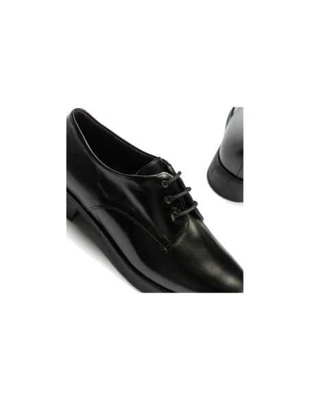 Pitillos - 10881 - NEGRO - Blucher en napa con cordones de mujer color negro - 5