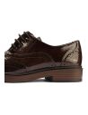 Pitillos - 10891 - MARRON - Ingles en Charol con cordones de mujer color marron - 5