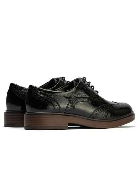 Pitillos - 10891 - NEGRO - Ingles en Charol con cordones de mujer color negro - 3
