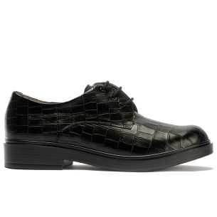 Pitillos - 10894 - NEGRO - Blucher en Coco con cordones de mujer color negro - 1