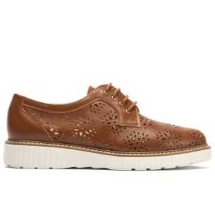 Pitillos - 11081 - CUERO - Zapato blucher con cordones