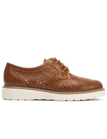 Pitillos - 11081 - CUERO - Zapato blucher con cordones