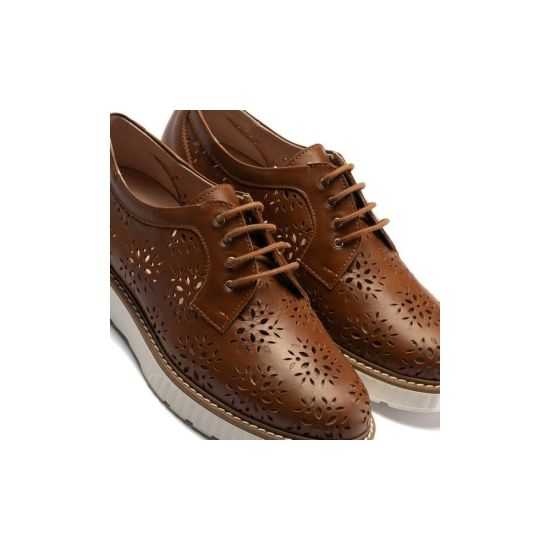 Pitillos - 11081 - CUERO - Zapato blucher con cordones