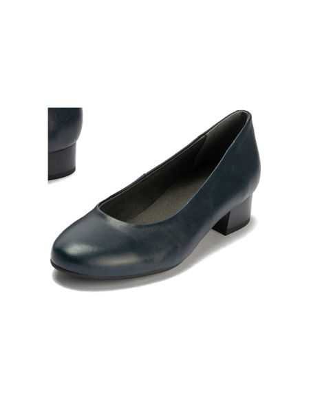 Pitillos - 111 - MARINO - Zapato de Salón Tacón Bajo Azul - 4