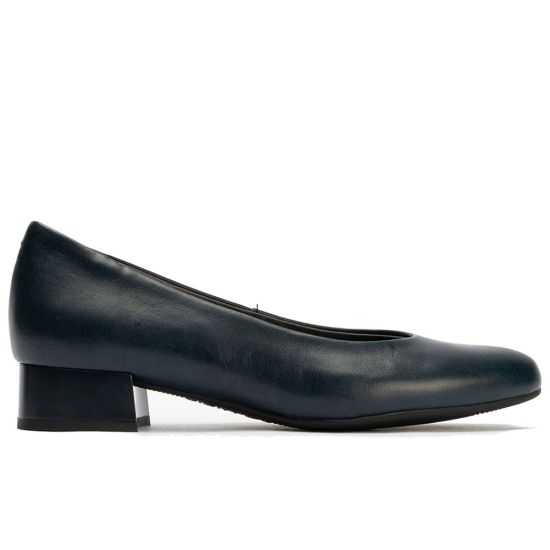 Pitillos - 111 - MARINO - Zapato de Salón Tacón Bajo Azul - 6