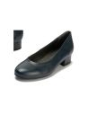 Pitillos - 111 - MARINO - Zapato de Salón Tacón Bajo Azul - 9