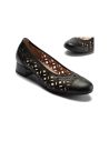 Pitillos - 11120 - NEGRO - Zapato salón con tacón bajo y punta redonda