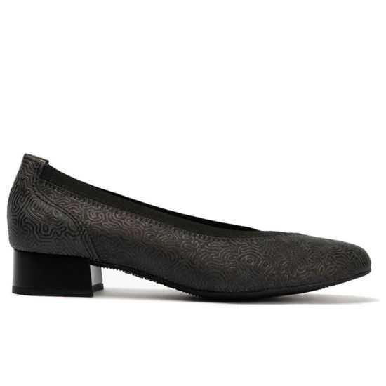 Pitillos - 11122 - NEGRO - Zapato salón con ribete elástico