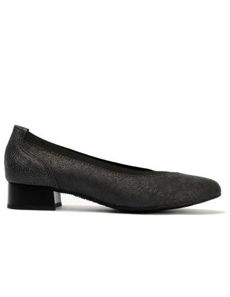 Pitillos - 11122 - NEGRO - Zapato salón con ribete elástico