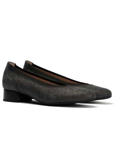 Pitillos - 11122 - NEGRO - Zapato salón con ribete elástico