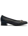 Pitillos - 11123 - MARINO - Zapato salón con adorno y tacón bajo