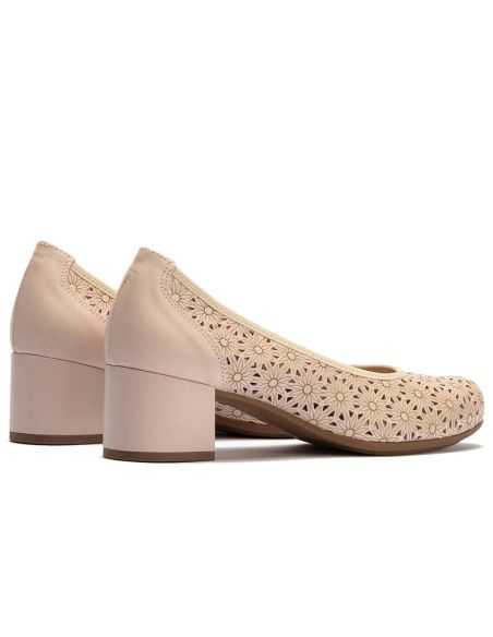 Pitillos - 11131 - NUDE - Zapato salón con tacón medio