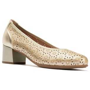 Pitillos - 11132 - ORO - Zapato salón con tacón medio 2