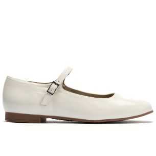 Pitillos - 11142 - GLACIAL - Bailarina plana en piel charol Glacial - 1