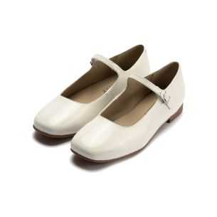 Pitillos - 11142 - GLACIAL - Bailarina plana en piel charol Glacial - 1 2