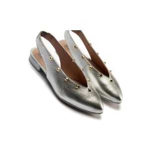 Pitillos - 11173 - PLATA - Bailarina con tacón bajo 2