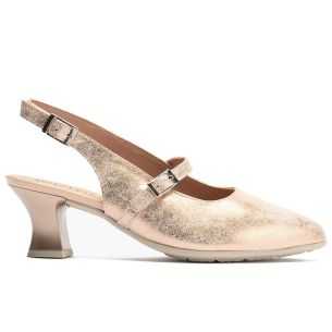 Pitillos - 11183 - NUDE - Zapato salón destalonado con tacón medio