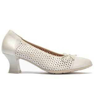 Pitillos - 11187 - PLATA - Zapato de salón con tacón medio