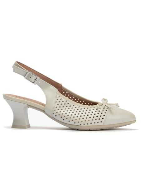 Pitillos - 11188 - PLATA - Zapato de salón con tacón medio