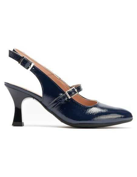 Pitillos - 11190 - MARINO - Zapato de salón destalonado con tacón alto