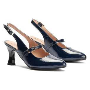 Pitillos - 11190 - MARINO - Zapato de salón destalonado con tacón alto 2