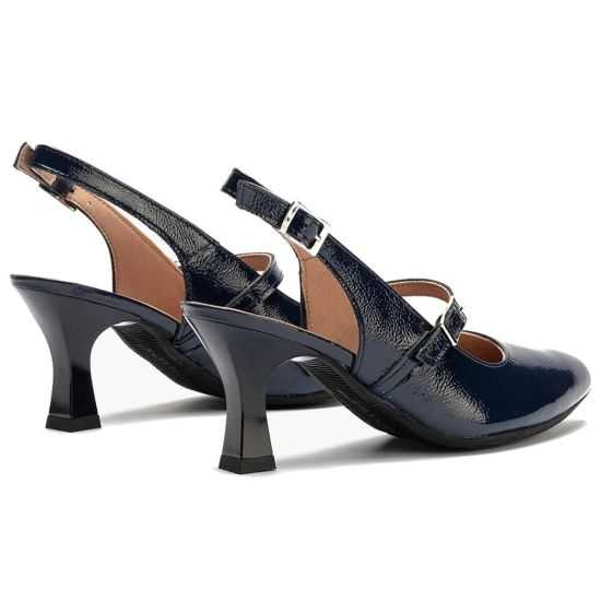 Pitillos - 11190 - MARINO - Zapato de salón destalonado con tacón alto