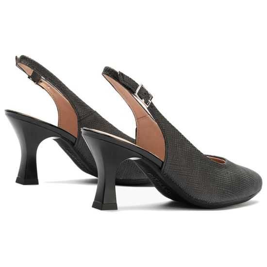 Pitillos - 11194 - NEGRO - Zapato destalonado con tacón alto y punta fina Negro - 4