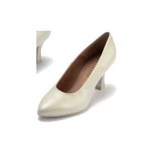 Pitillos - 11197 - PLATA - Zapato de salón con tacón alto y punta fina Plata - 1 2