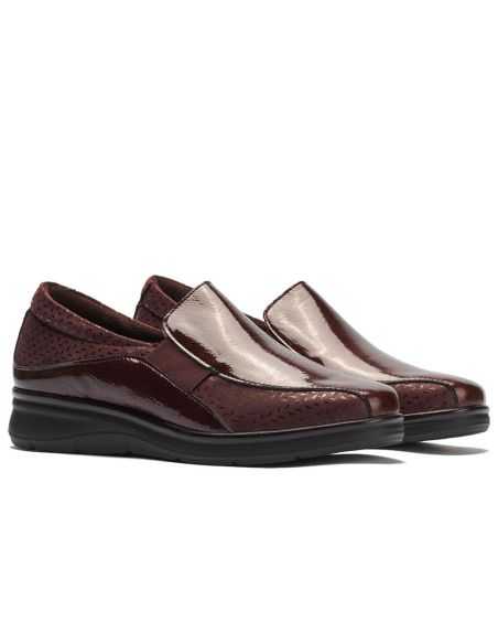 Pitillos - 11500 - BURDEOS - Gucci Elásticos combinado Charol con Lycra Burdeos - 2