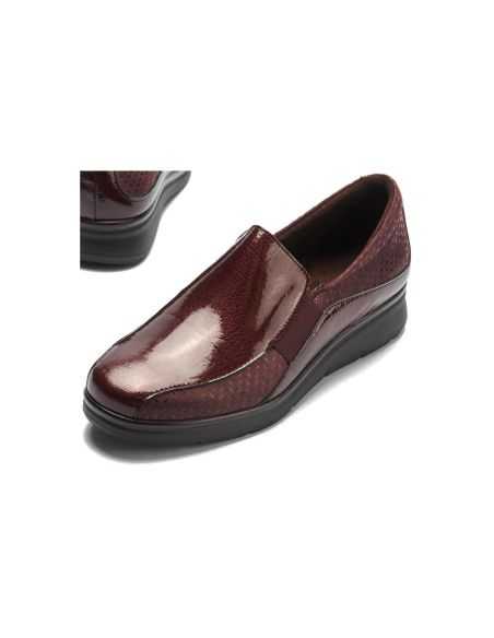 Pitillos - 11500 - BURDEOS - Gucci Elásticos combinado Charol con Lycra Burdeos - 4
