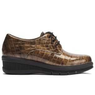 Pitillos - 11542 - HUMO - Blucher en charol coco Humo - 1