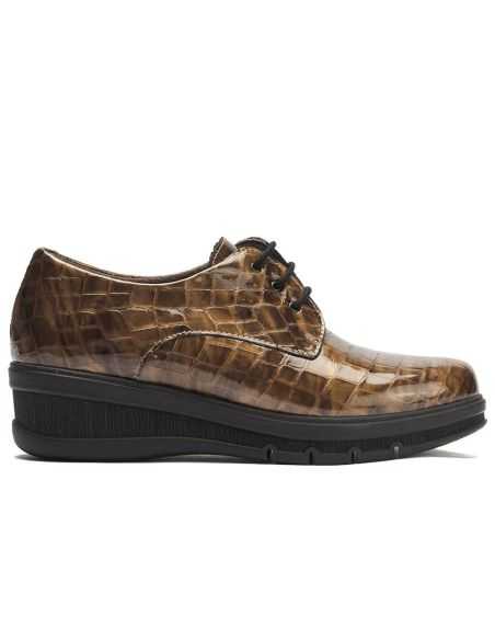 Pitillos - 11542 - HUMO - Blucher en charol coco Humo - 1
