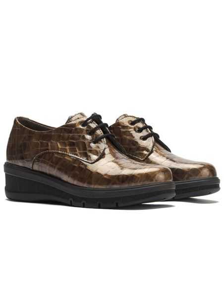 Pitillos - 11542 - HUMO - Blucher en charol coco Humo - 2
