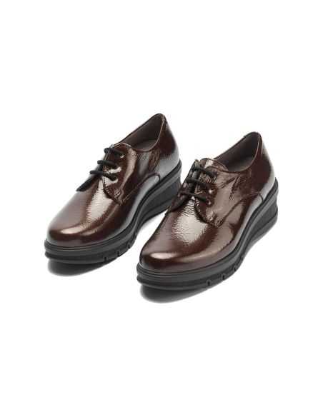Pitillos - 11545 - MARRON - Blucher en Charol Marrón - 4