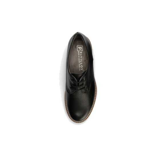 Pitillos - 11561 - NEGRO - Blucher en napa con grano Negro - 5