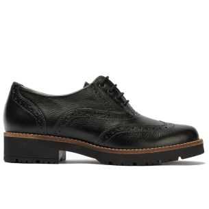Pitillos - 11563 - NEGRO - Inglés en napa con grano combinado tricolor Negro - 1